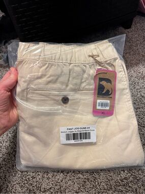 Bearbottom Men's Stretch Jogger Pants in Sand Dune - XL